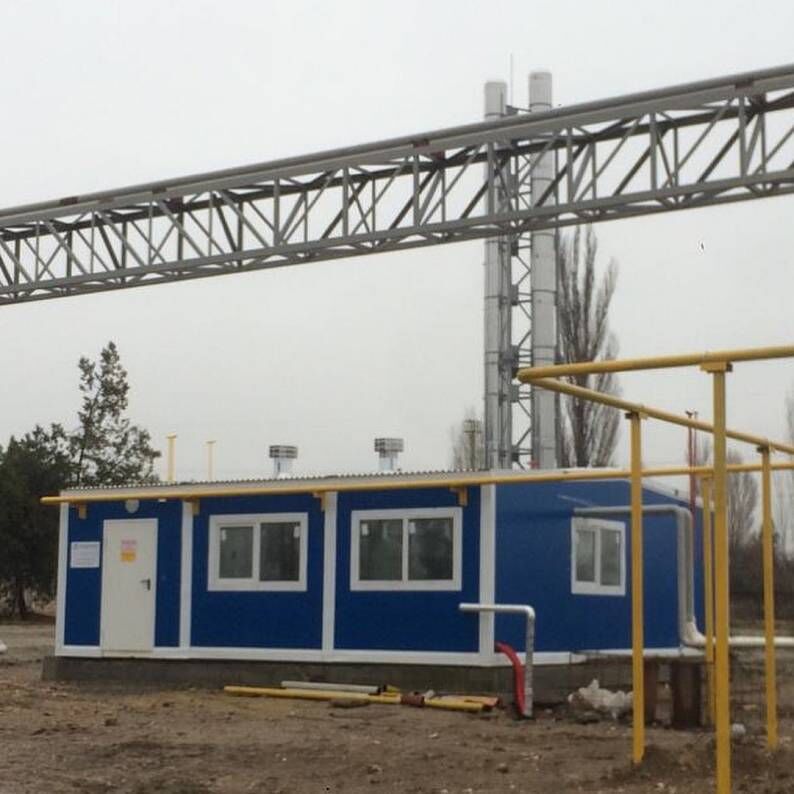БМК ECO-PAR 4000, работающая на газе, паропроизводительность 4 т/час, КПД 93% доставлена на производственное предприятие в Республику Крым