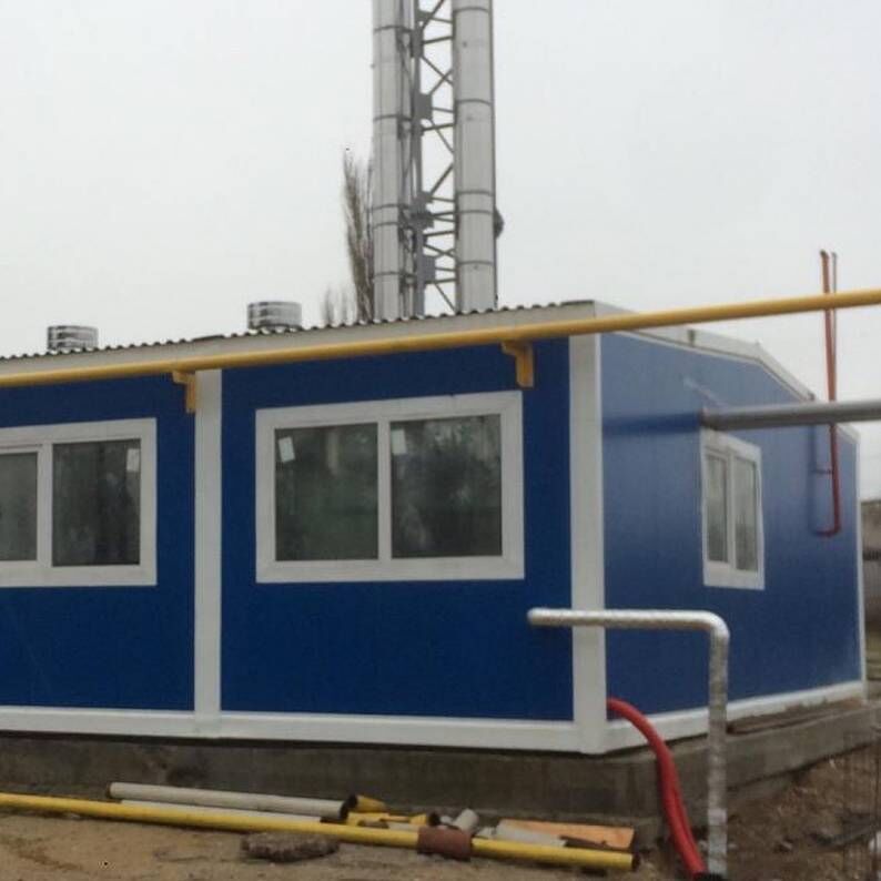 БМК ECO-PAR 4000, работающая на газе, паропроизводительность 4 т/час, КПД 93% доставлена на производственное предприятие в Республику Крым