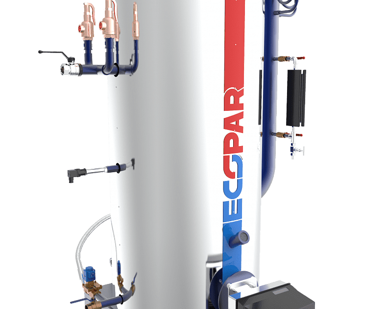 Вертикальный паровой котел ECO-PAR 100 - 2000 кг/ч